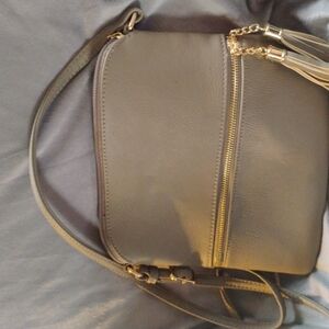 Elegant Gray Crossbody Bag